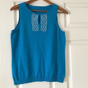 🌞 Aqua Cotton Knit Top - 3/$25 🌞